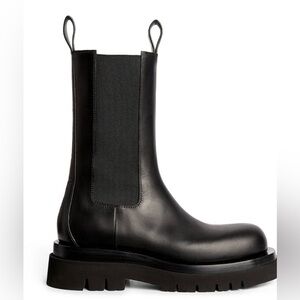 Bottega Veneta Lug Sole Leather Boots size 37/US 7 Retail $1450